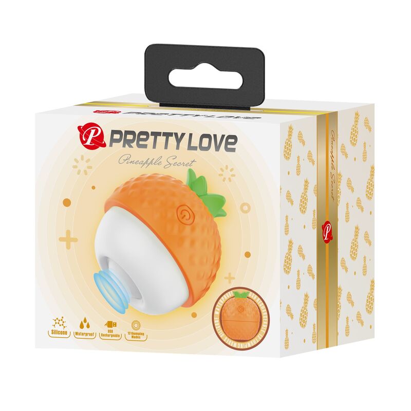 PRETTY LOVE - ESTIMULADOR CLITORAL CON SUCCIÓN Y GOLPETEOS RECARGABLE NARANJA 2 PRETTY LOVE - ESTIMULADOR CLITORAL CON SUCCIÓN Y GOLPETEOS RECARGABLE NARANJA - Imagen 2