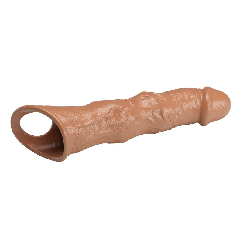 PRETTY LOVE - FUNDA EXTENSORA PARA PENE AJUSTABLE 28 CM Ø 4,5 CM COLOR MARRÓN 5 PRETTY LOVE - FUNDA EXTENSORA PARA PENE AJUSTABLE 28 CM Ø 4,5 CM COLOR MARRÓN - Imagen 5