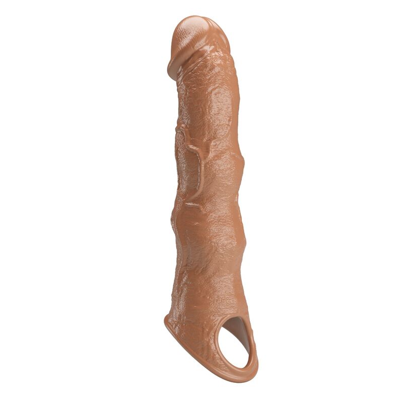 PRETTY LOVE - FUNDA EXTENSORA PARA PENE AJUSTABLE 28 CM Ø 4,5 CM COLOR MARRÓN 4 PRETTY LOVE - FUNDA EXTENSORA PARA PENE AJUSTABLE 28 CM Ø 4,5 CM COLOR MARRÓN - Imagen 4