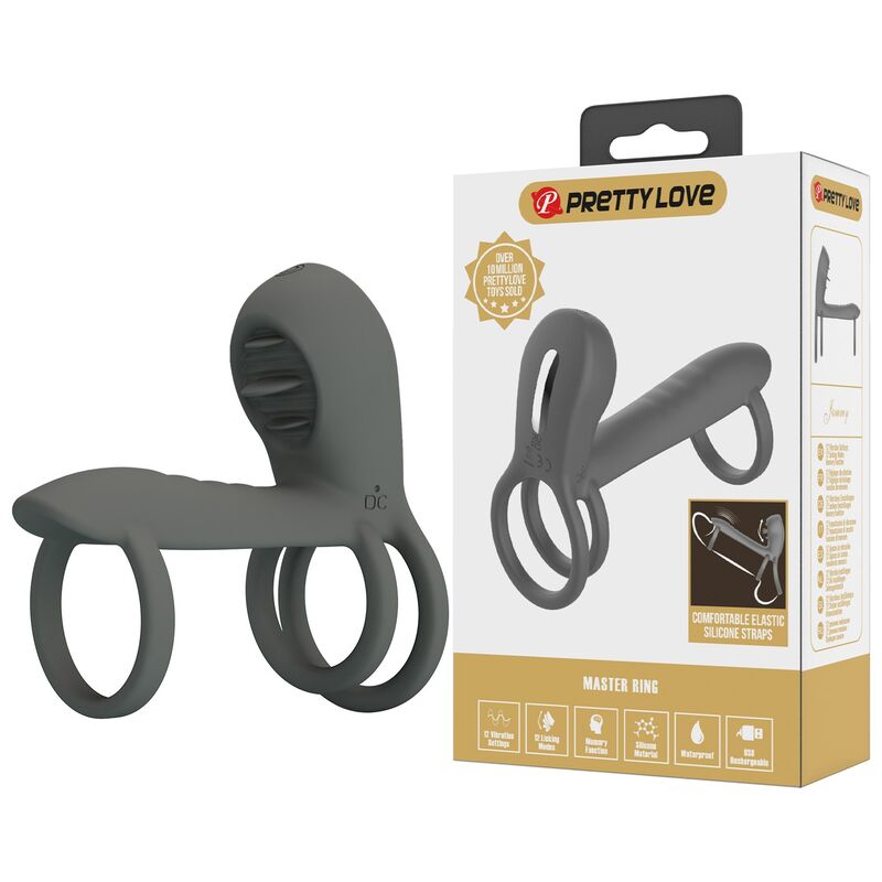 PRETTY LOVE - FUNDA PARA PENE CON DOBLE ESTIMULACIÓN Y EFECTO ORAL 2 PRETTY LOVE - FUNDA PARA PENE CON DOBLE ESTIMULACIÓN Y EFECTO ORAL - Imagen 2