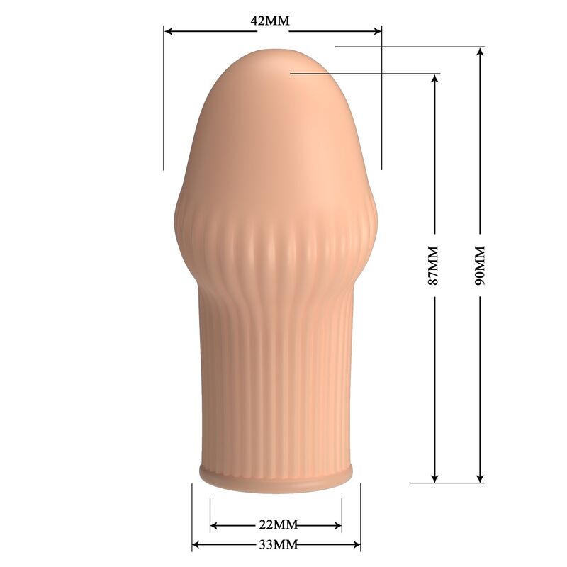 PRETTY LOVE - HUEL FUNDA PARA PENE COLOR NATURAL 5 PRETTY LOVE - HUEL FUNDA PARA PENE COLOR NATURAL - Imagen 5