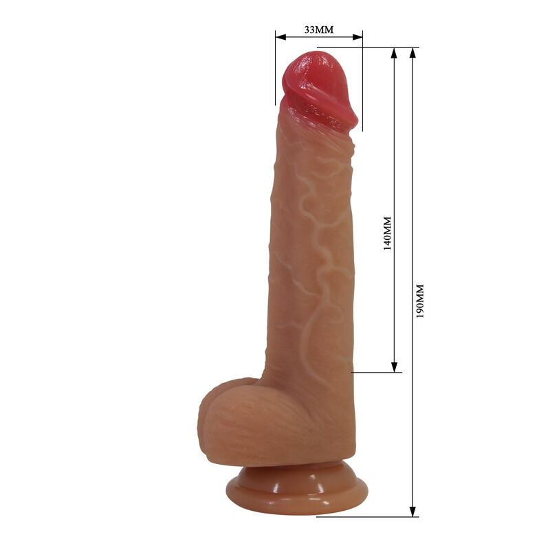 PRETTY LOVE - JOVITA DILDO REALÍSTICO CON VENTOSA 19 CM Ø 4,5 CM 8 PRETTY LOVE - JOVITA DILDO REALÍSTICO CON VENTOSA 19 CM Ø 4,5 CM - Imagen 8