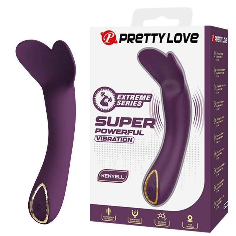 PRETTY LOVE - KENYELL VIBRADOR RECARGABLE 10 FUNCIONES MORADO 1 PRETTY LOVE - KENYELL VIBRADOR RECARGABLE 10 FUNCIONES MORADO