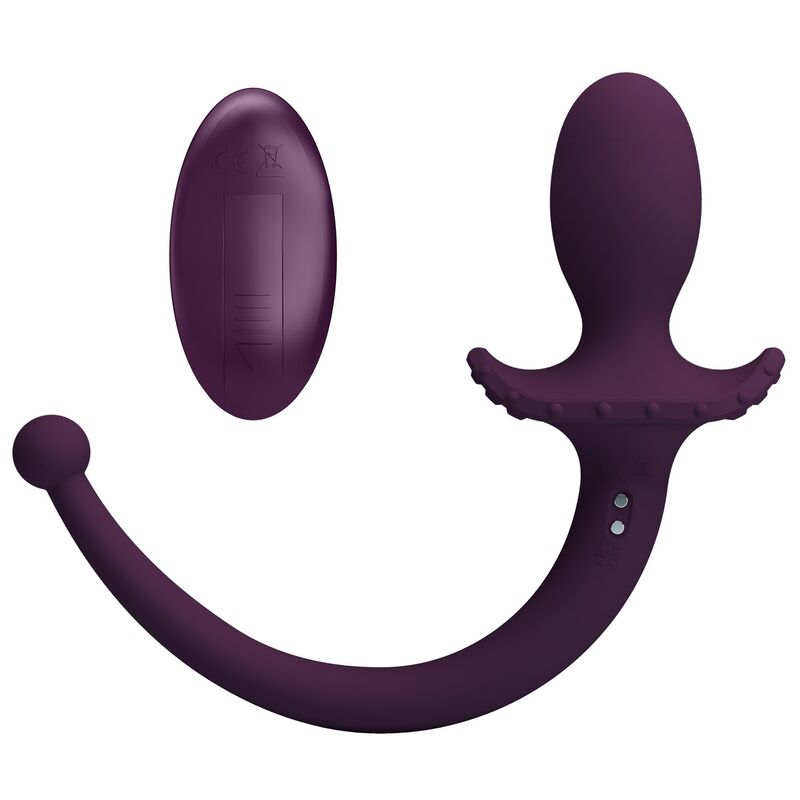 PRETTY LOVE - LIOEA PLUG ANAL CON COLA VIBRADOR 12 FUNCIONES COLOR MORADO CONTROL REMOTO 7 PRETTY LOVE - LIOEA PLUG ANAL CON COLA VIBRADOR 12 FUNCIONES COLOR MORADO CONTROL REMOTO - Imagen 7