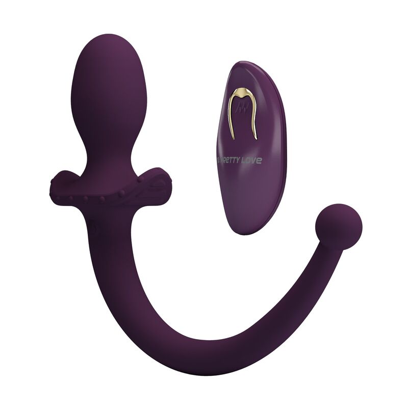 PRETTY LOVE - LIOEA PLUG ANAL CON COLA VIBRADOR 12 FUNCIONES COLOR MORADO CONTROL REMOTO 2 PRETTY LOVE - LIOEA PLUG ANAL CON COLA VIBRADOR 12 FUNCIONES COLOR MORADO CONTROL REMOTO - Imagen 2