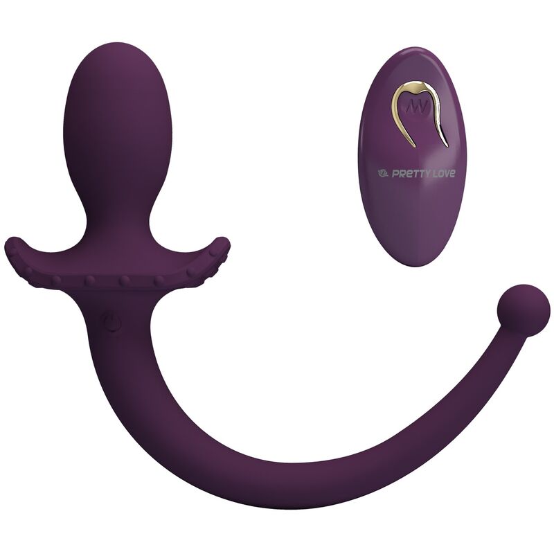 PRETTY LOVE - LIOEA PLUG ANAL CON COLA VIBRADOR 12 FUNCIONES COLOR MORADO CONTROL REMOTO 4 PRETTY LOVE - LIOEA PLUG ANAL CON COLA VIBRADOR 12 FUNCIONES COLOR MORADO CONTROL REMOTO - Imagen 4