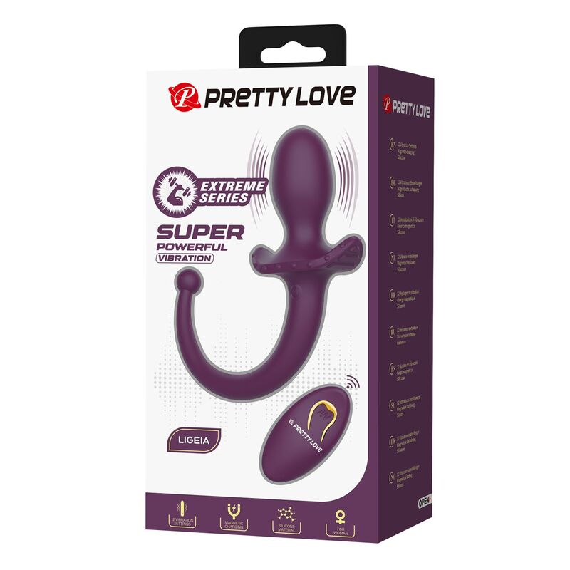 PRETTY LOVE - LIOEA PLUG ANAL CON COLA VIBRADOR 12 FUNCIONES COLOR MORADO CONTROL REMOTO 8 PRETTY LOVE - LIOEA PLUG ANAL CON COLA VIBRADOR 12 FUNCIONES COLOR MORADO CONTROL REMOTO - Imagen 8