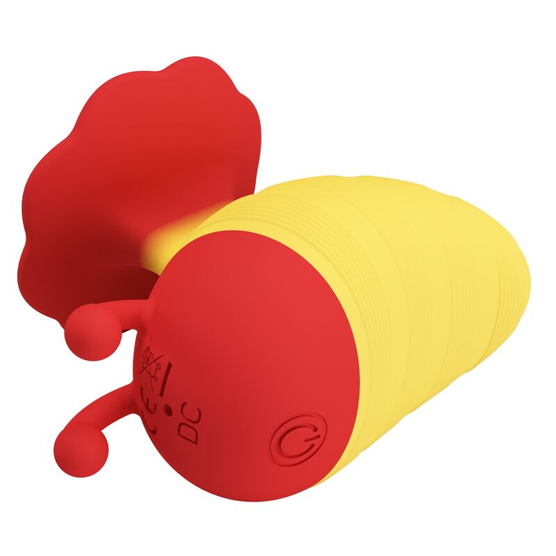 PRETTY LOVE - LITTLE BEE ESTIMULADOR DE CLÍTORIS 7 MODOS RECARGABLE ROJO/AMARILLO 5 PRETTY LOVE - LITTLE BEE ESTIMULADOR DE CLÍTORIS 7 MODOS RECARGABLE ROJO/AMARILLO - Imagen 5