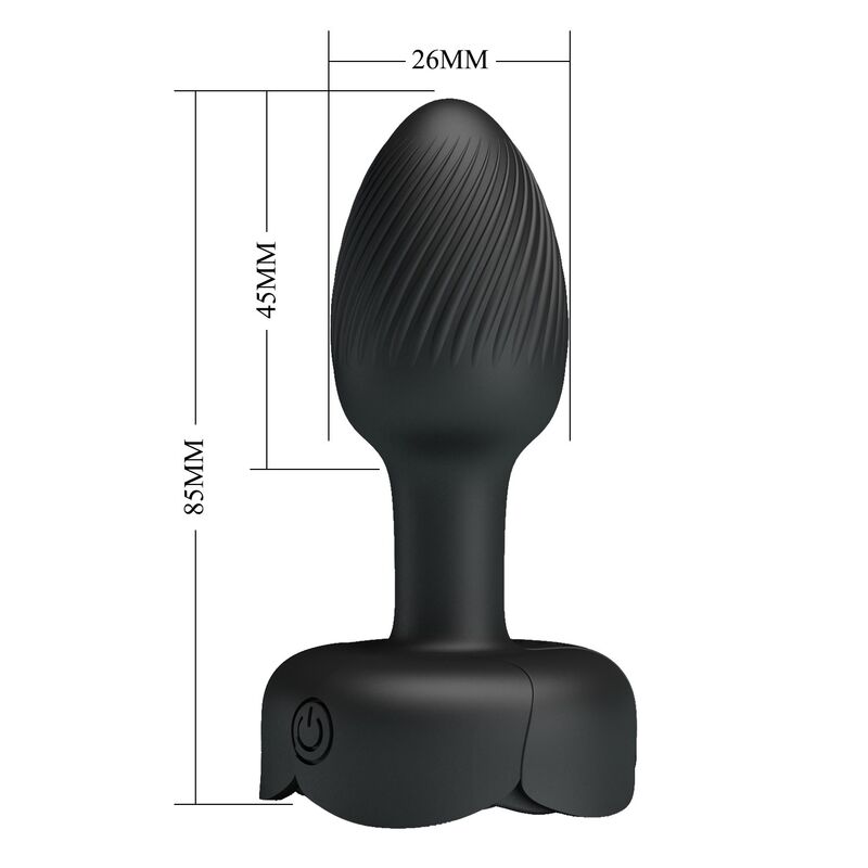 PRETTY LOVE - PLUG ANAL VIBRADOR 10 MODOS RECARGABLE NEGRO 5 PRETTY LOVE - PLUG ANAL VIBRADOR 10 MODOS RECARGABLE NEGRO - Imagen 5
