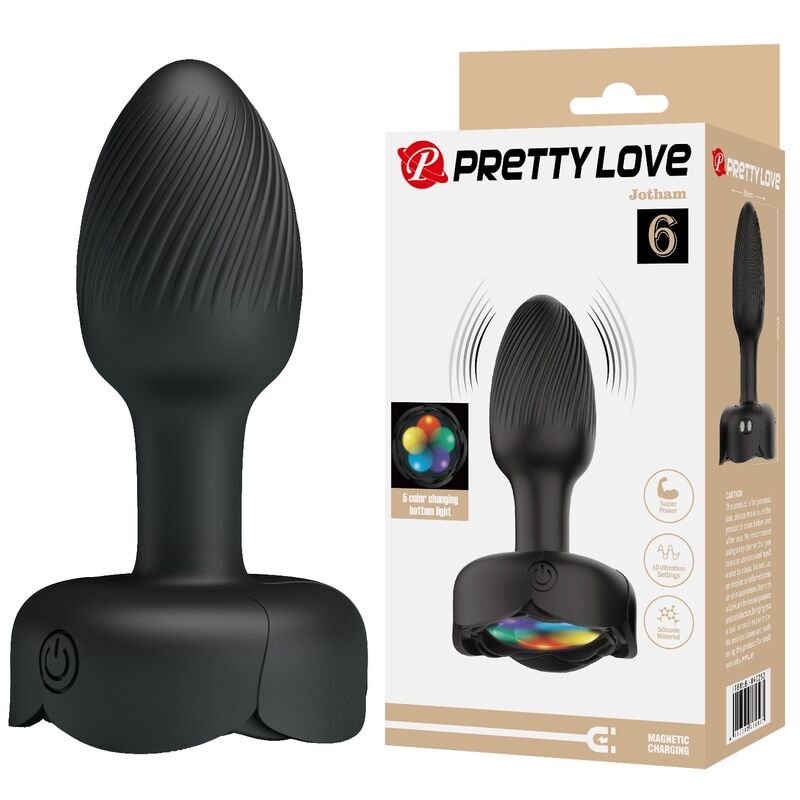 PRETTY LOVE - PLUG ANAL VIBRADOR 10 MODOS RECARGABLE NEGRO 3 PRETTY LOVE - PLUG ANAL VIBRADOR 10 MODOS RECARGABLE NEGRO - Imagen 3