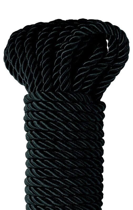 FETISH FANTASY SERIES - CUERDA DE SEDA DELUXE NEGRA 9,75 M 2 FETISH FANTASY SERIES - CUERDA DE SEDA DELUXE NEGRA 9,75 M - Imagen 2