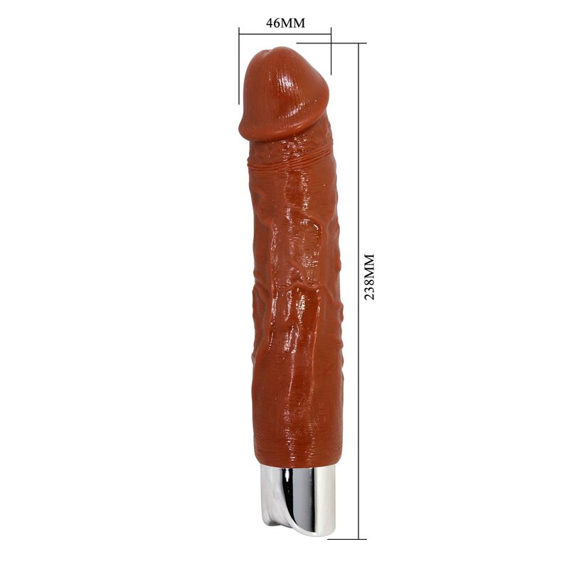 PRETTY LOVE - PRO VIBRADOR REALÍSTICO 23,5 CM Ø 4,8 CM COLOR MARRÓN 4 PRETTY LOVE - PRO VIBRADOR REALÍSTICO 23,5 CM Ø 4,8 CM COLOR MARRÓN - Imagen 4