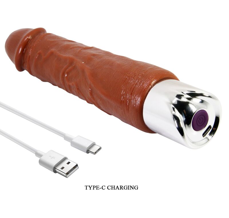 PRETTY LOVE - PRO VIBRADOR REALÍSTICO 23,5 CM Ø 4,8 CM COLOR MARRÓN 3 PRETTY LOVE - PRO VIBRADOR REALÍSTICO 23,5 CM Ø 4,8 CM COLOR MARRÓN - Imagen 3
