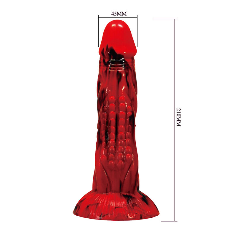 POWER MONSTERS - MINOTAUR DILDO FANTASÍA CON VENTOSA 21 CM Ø 5 CM ROJO Y NEGRO 7 POWER MONSTERS - MINOTAUR DILDO FANTASÍA CON VENTOSA 21 CM Ø 5 CM ROJO Y NEGRO - Imagen 7