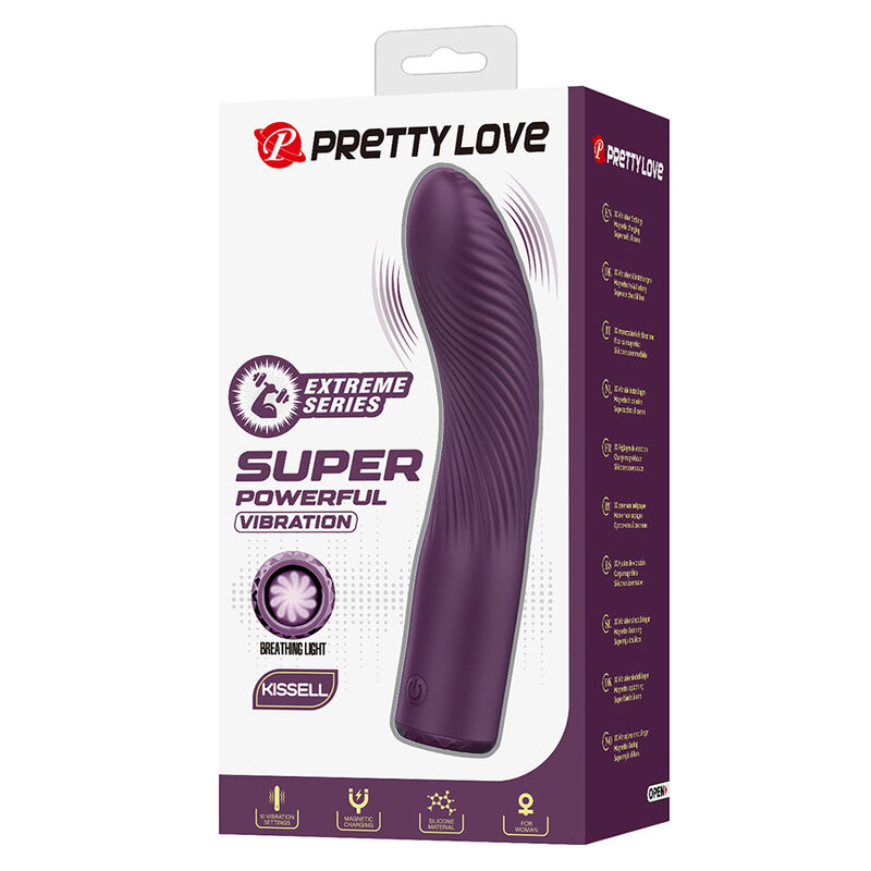 PRETTY LOVE - KISSELL VIBRADOR RECARGABLE 10 FUNCIONES MORADO 5 PRETTY LOVE - KISSELL VIBRADOR RECARGABLE 10 FUNCIONES MORADO - Imagen 5