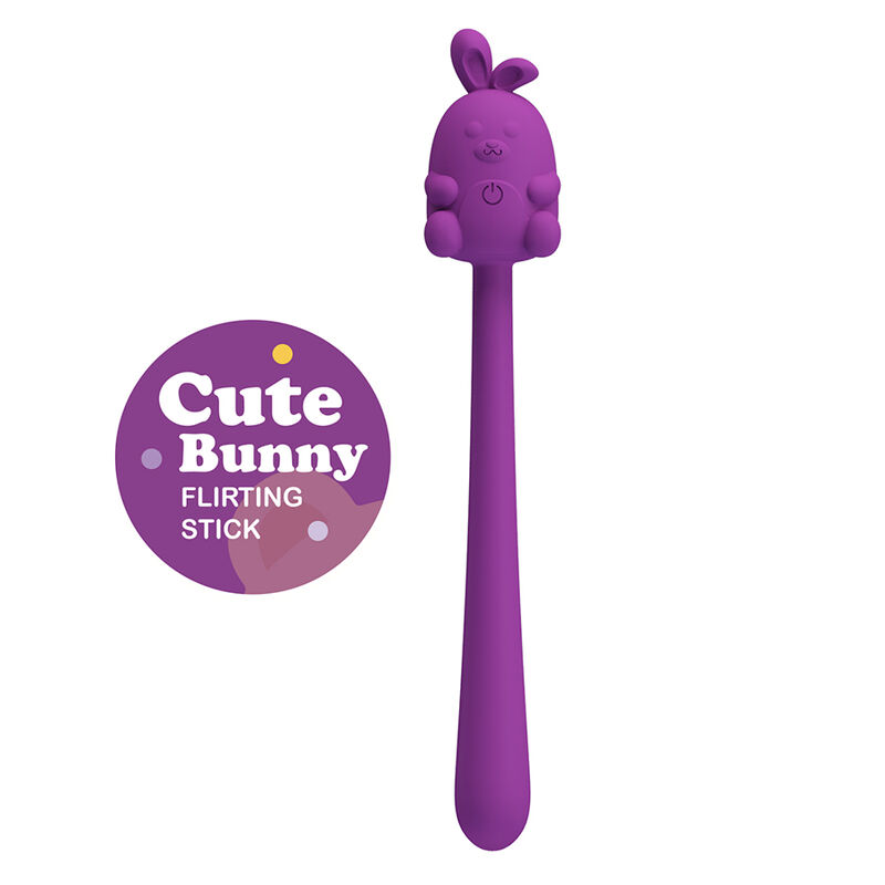 PRETTY LOVE - VIBRADOR FLEXIBLE CUTE BUNNY FLIRTING STICK RECARGABLE USB MORADO 11 img 232206 f4ed32719f288261817ef40832dc9c0f 1