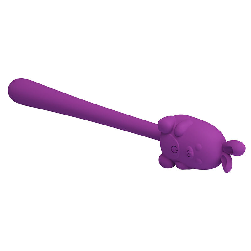PRETTY LOVE - VIBRADOR FLEXIBLE CUTE BUNNY FLIRTING STICK RECARGABLE USB MORADO 3 PRETTY LOVE - VIBRADOR FLEXIBLE CUTE BUNNY FLIRTING STICK RECARGABLE USB MORADO - Imagen 3