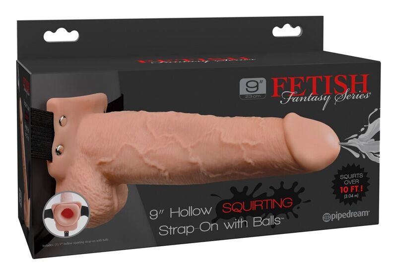 FETISH FANTASY SERIES - ARNÉS CON PENE REALÍSTICO EYACULADOR 22,9CM 6 img 232781 bb1ff83471250fe68cca5776fa0749e7 1