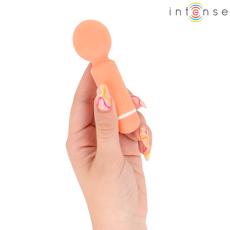 INTENSE - JARED MINI WAND MASSAGER RECARGABLE USB NARANJA 2 INTENSE - JARED MINI WAND MASSAGER RECARGABLE USB NARANJA - Imagen 2