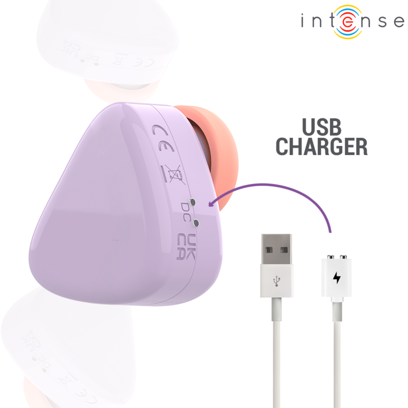 INTENSE - CUKI ESTIMULADOR DE CLÍTORIS POR SUCCIÓN RECARGABLE USB LILA 2 INTENSE - CUKI ESTIMULADOR DE CLÍTORIS POR SUCCIÓN RECARGABLE USB LILA - Imagen 2