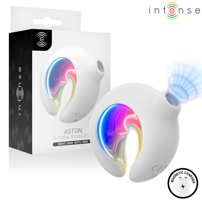 INTENSE - ASTON ESTIMULADOR DE CLÍTORIS POR SUCCIÓN Y VIBRACIÓN RECARGABLE USB BLANCO 1 INTENSE - ASTON ESTIMULADOR DE CLÍTORIS POR SUCCIÓN Y VIBRACIÓN RECARGABLE USB BLANCO