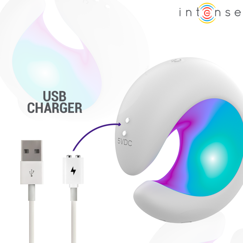 INTENSE - ASTON ESTIMULADOR DE CLÍTORIS POR SUCCIÓN Y VIBRACIÓN RECARGABLE USB BLANCO 4 INTENSE - ASTON ESTIMULADOR DE CLÍTORIS POR SUCCIÓN Y VIBRACIÓN RECARGABLE USB BLANCO - Imagen 4