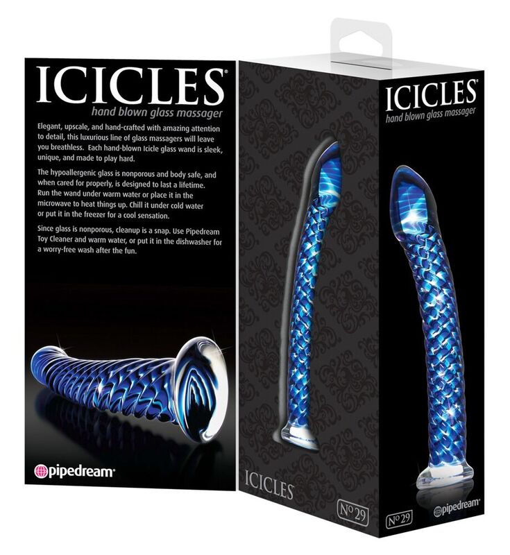 ICICLES - N. 29 MASAJEADOR DE VIDRIO 2 ICICLES - N. 29 MASAJEADOR DE VIDRIO - Imagen 2