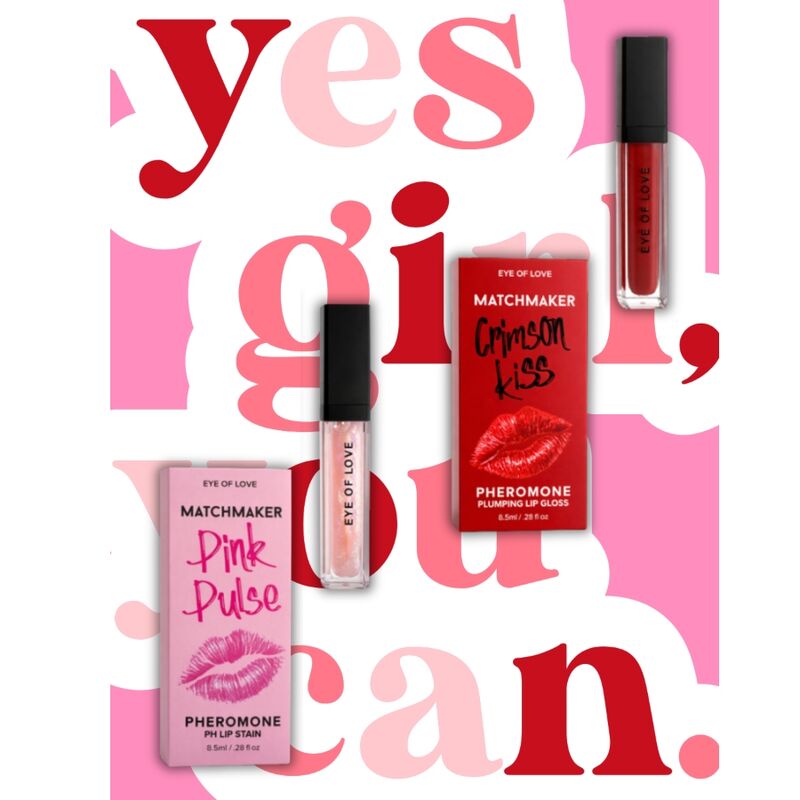 EYE OF LOVE - MATCHMAKER CRIMSON KISS BRILLO LABIAL ROJO EFECTO VOLUMEN CON FEROMONAS 8,5 ML 2 EYE OF LOVE - MATCHMAKER CRIMSON KISS BRILLO LABIAL ROJO EFECTO VOLUMEN CON FEROMONAS 8,5 ML - Imagen 2