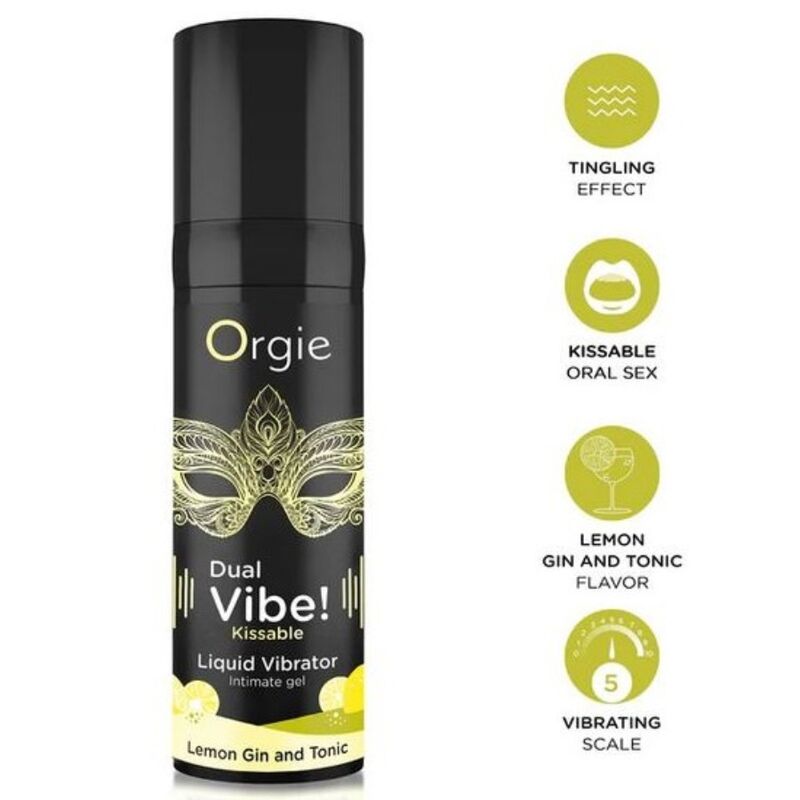ORGIE - DUAL VIBE! LEMON GIN AND TONIC GEL ÍNTIMO BESABLE EFECTO VIBRANTE 15 ML 5 img 233843 44017842d491fa7627664ceb93fa119f 1