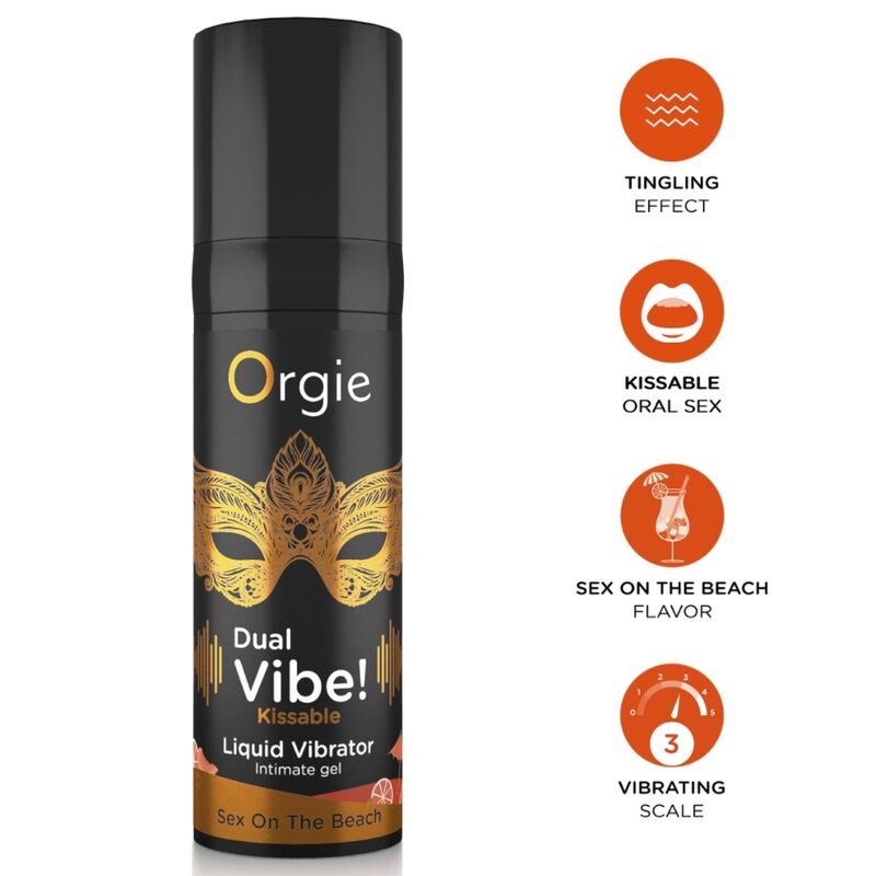 ORGIE - DUAL VIBE! SEX ON THE BEACH GEL ÍNTIMO BESABLE EFECTO VIBRANTE 15 ML 9 img 233855 853d8b4af80a4c70564312acbf350525 1