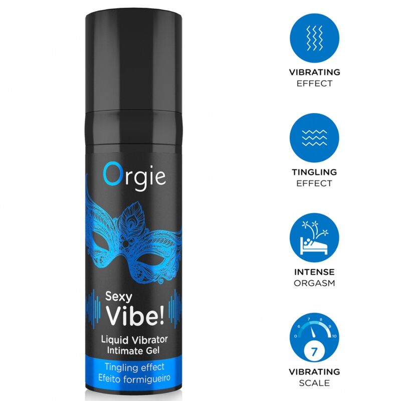 ORGIE - SEXY VIBE! GEL ÍNTIMO EFECTO VIBRANTE 15 ML 1 ORGIE - SEXY VIBE! GEL ÍNTIMO EFECTO VIBRANTE 15 ML
