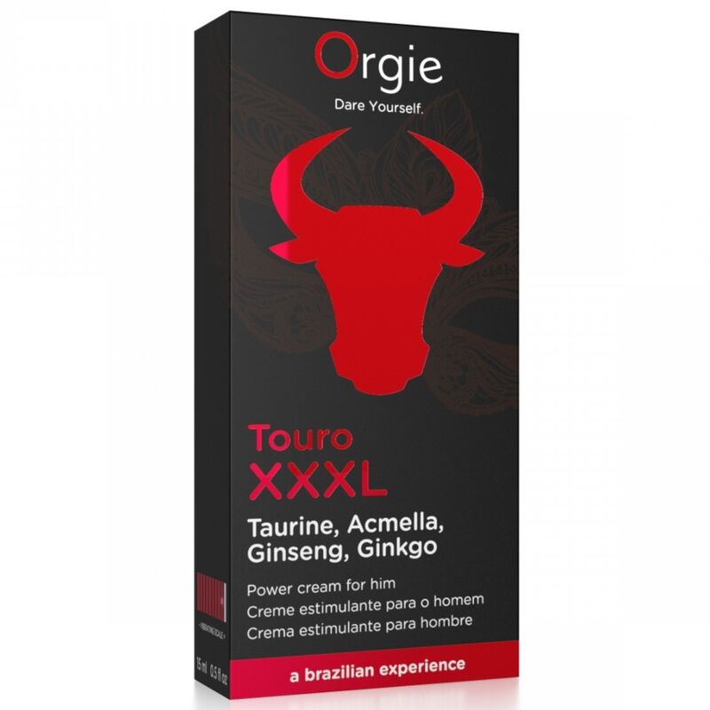 ORGIE - TOURO XXXL CREMA POTENCIADORA PARA HOMBRE 15 ML 3 ORGIE - TOURO XXXL CREMA POTENCIADORA PARA HOMBRE 15 ML - Imagen 3
