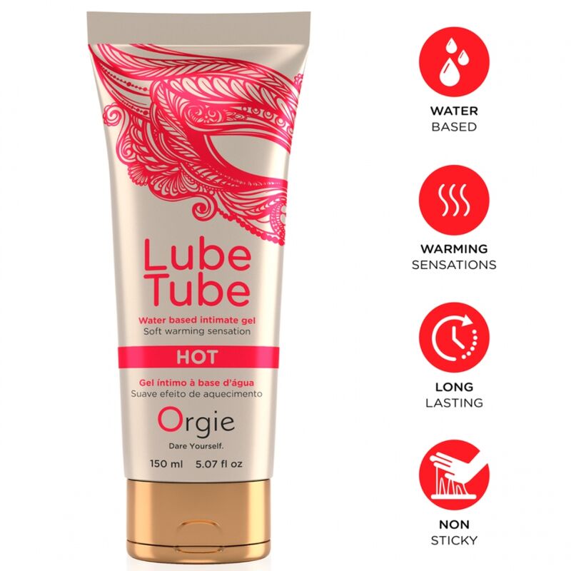ORGIE - LUBE TUBE HOT GEL ÍNTIMO BASE AGUA EFECTO CALOR 150 ML 7 img 233902 6e66652b5ec14a4ba171f36ac0c47998 1