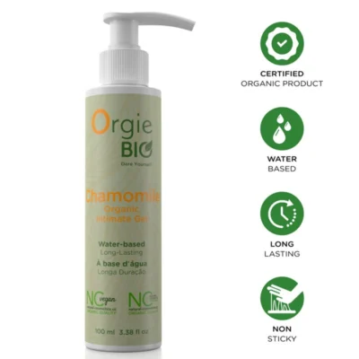 ORGIE – BIO CHAMOMILE GEL ÍNTIMO ORGÁNICO BASE AGUA 100 ML