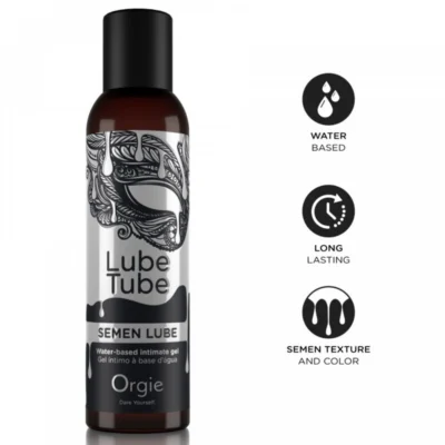 ORGIE – LUBE TUBE SEMEN LUBE GEL ÍNTIMO BASE AGUA TEXTURA SEMEN 150 ML