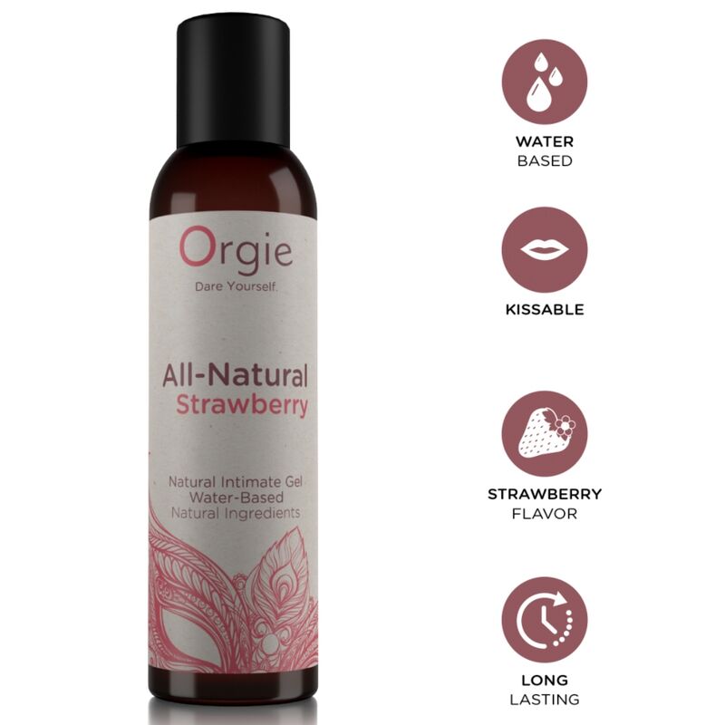 ORGIE - FRESA TOTALMENTE NATURAL GEL ÍNTIMO BASE AGUA BESABLE 150 ML 3 img 234001 5316193cc1c5828bc78e203cdc6df8c5 1