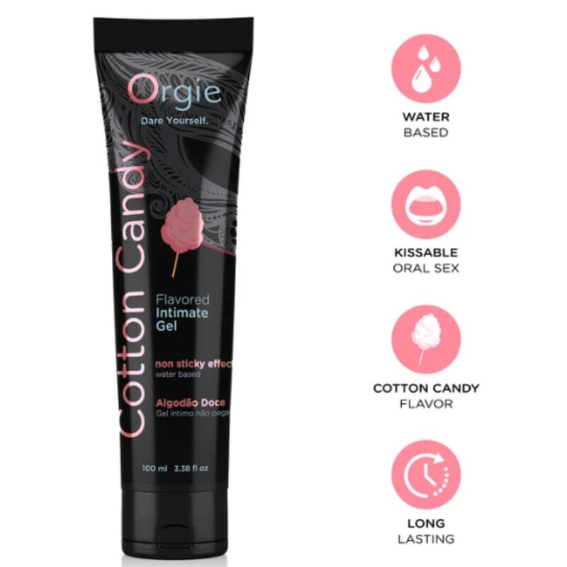 ORGIE - LUBRICANTE GEL ÍNTIMO BESABLE BASE AGUA ALGODÓN DE AZÚCAR 100 ML 5 img 234054 737ffe9efd5c7747e40cb734a2b0dcb2 1