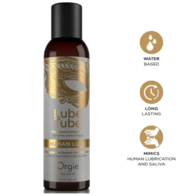 ORGIE – LUBE TUBE HUMAN LUBE GEL ÍNTIMO BASE AGUA EFECTO NATURAL 150 ML