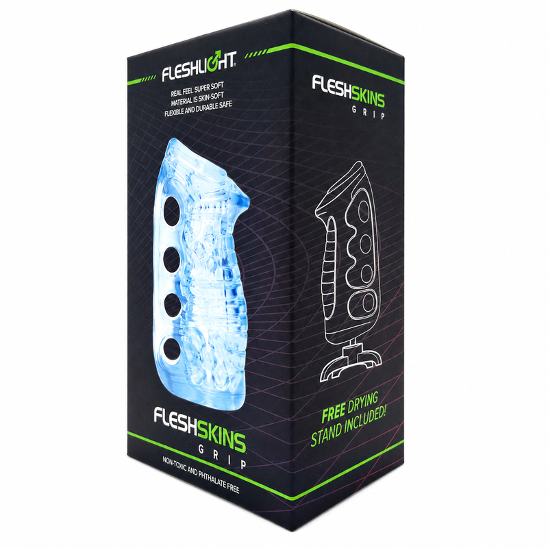 FLESHLIGHT – FLESHSKINS GRIP BLUE ICE MASTURBADOR MANUAL AZUL 8 FLESHLIGHT – FLESHSKINS GRIP BLUE ICE MASTURBADOR MANUAL AZUL - Imagen 8