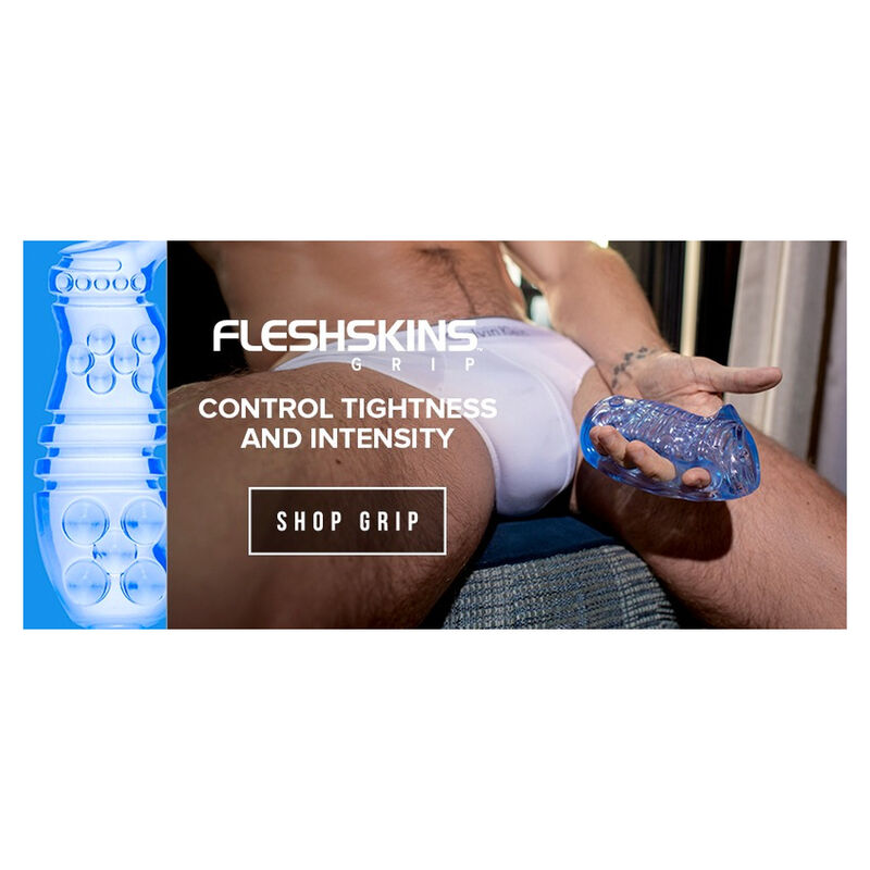 FLESHLIGHT – FLESHSKINS GRIP BLUE ICE MASTURBADOR MANUAL AZUL 4 FLESHLIGHT – FLESHSKINS GRIP BLUE ICE MASTURBADOR MANUAL AZUL - Imagen 4