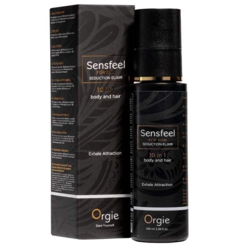 ORGIE - SENSFEEL ELIXIR DE SEDUCCIÓN PARA HOMBRE 10 EN 1 CUERPO Y CABELLO 100 ML 4 ORGIE - SENSFEEL ELIXIR DE SEDUCCIÓN PARA HOMBRE 10 EN 1 CUERPO Y CABELLO 100 ML - Imagen 4