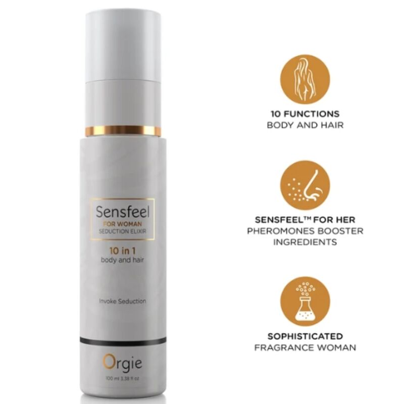 ORGIE - SENSFEEL ELIXIR DE SEDUCCIÓN PARA MUJER 10 EN 1 CUERPO Y CABELLO 100 ML 3 img 234131 fc1e6c19bb3d07ea5ac1e599a57ced4c 1