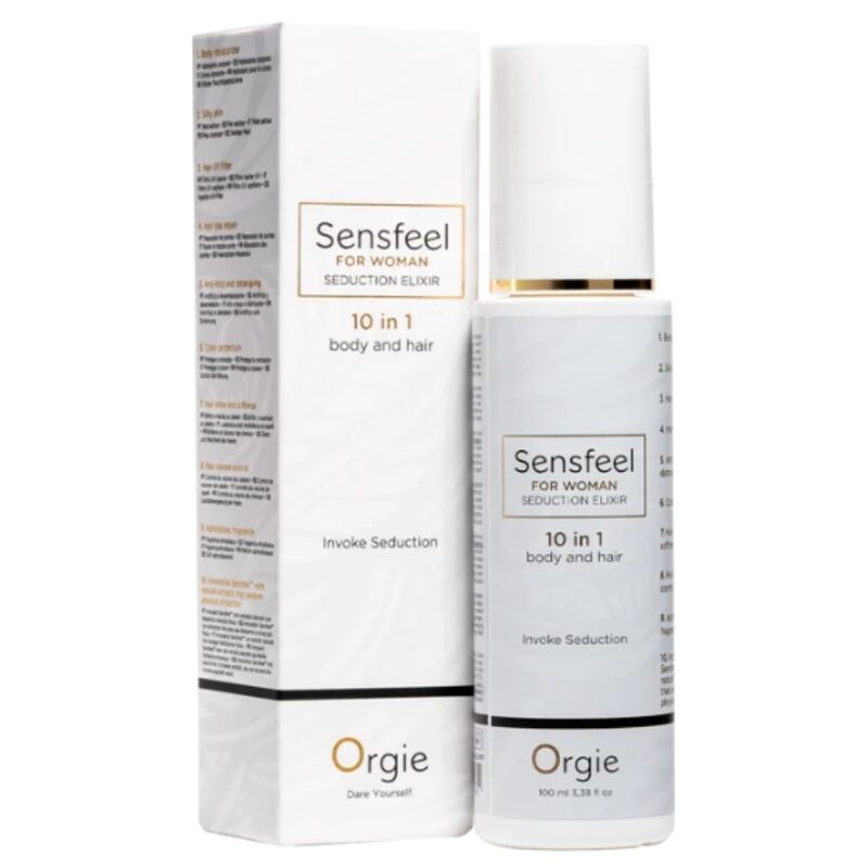 ORGIE - SENSFEEL ELIXIR DE SEDUCCIÓN PARA MUJER 10 EN 1 CUERPO Y CABELLO 100 ML 3 ORGIE - SENSFEEL ELIXIR DE SEDUCCIÓN PARA MUJER 10 EN 1 CUERPO Y CABELLO 100 ML - Imagen 3