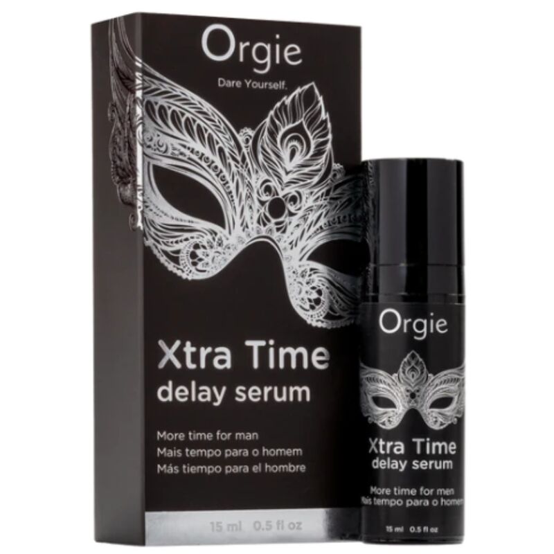ORGIE - XTRA TIME SÉRUM DE SILICONA RETARDANTE SIN ANESTÉSICOS 15 ML 2 ORGIE - XTRA TIME SÉRUM DE SILICONA RETARDANTE SIN ANESTÉSICOS 15 ML - Imagen 2