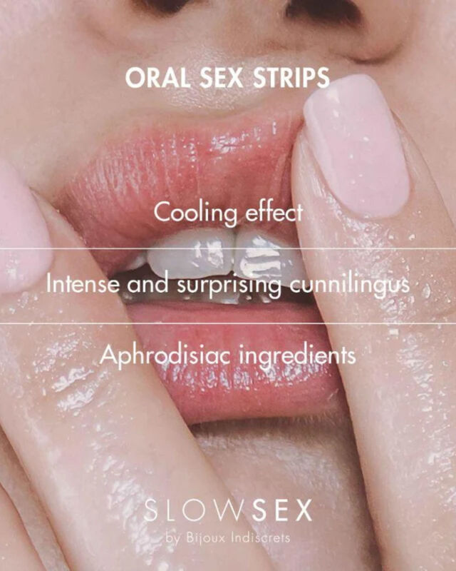 BIJOUX - SLOW SEX ORAL SEX STRIPS 6 BIJOUX - SLOW SEX ORAL SEX STRIPS - Imagen 6