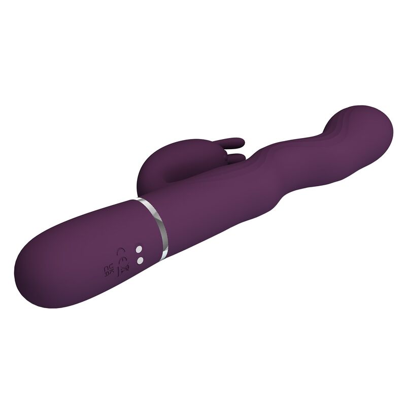 PRETTY LOVE - VIBRADOR RABBIT LOURSEN CON MOVIMIENTO OSCILANTE Y 7 VIBRACIONES RECARGABLE USB MORADO 6 PRETTY LOVE - VIBRADOR RABBIT LOURSEN CON MOVIMIENTO OSCILANTE Y 7 VIBRACIONES RECARGABLE USB MORADO - Imagen 6