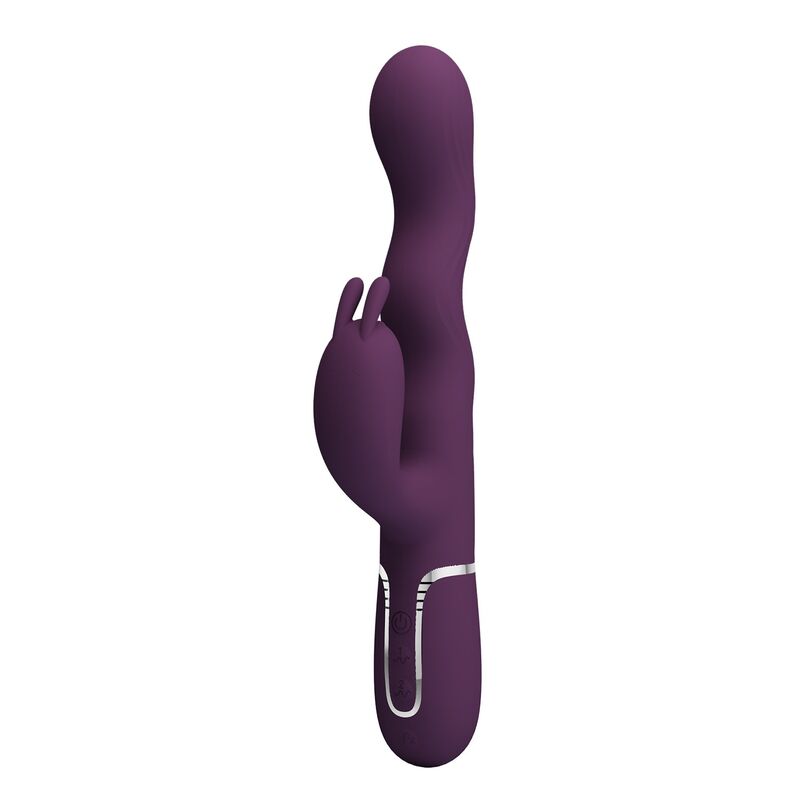 PRETTY LOVE - VIBRADOR RABBIT LOURSEN CON MOVIMIENTO OSCILANTE Y 7 VIBRACIONES RECARGABLE USB MORADO 3 PRETTY LOVE - VIBRADOR RABBIT LOURSEN CON MOVIMIENTO OSCILANTE Y 7 VIBRACIONES RECARGABLE USB MORADO - Imagen 3