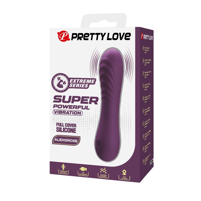 PRETTY LOVE - ALEXISROSE VIBRADOR RECARGABLE 10 FUNCIONES MORADO 6 PRETTY LOVE - ALEXISROSE VIBRADOR RECARGABLE 10 FUNCIONES MORADO - Imagen 6