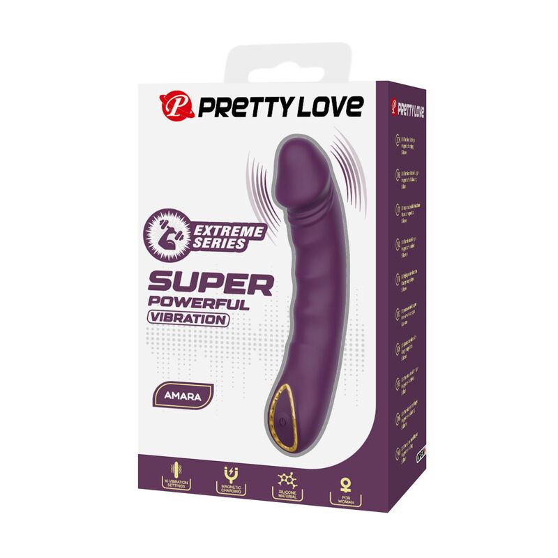 PRETTY LOVE - AMARA VIBRADOR RECARGABLE 10 FUNCIONES MORADO 5 PRETTY LOVE - AMARA VIBRADOR RECARGABLE 10 FUNCIONES MORADO - Imagen 5
