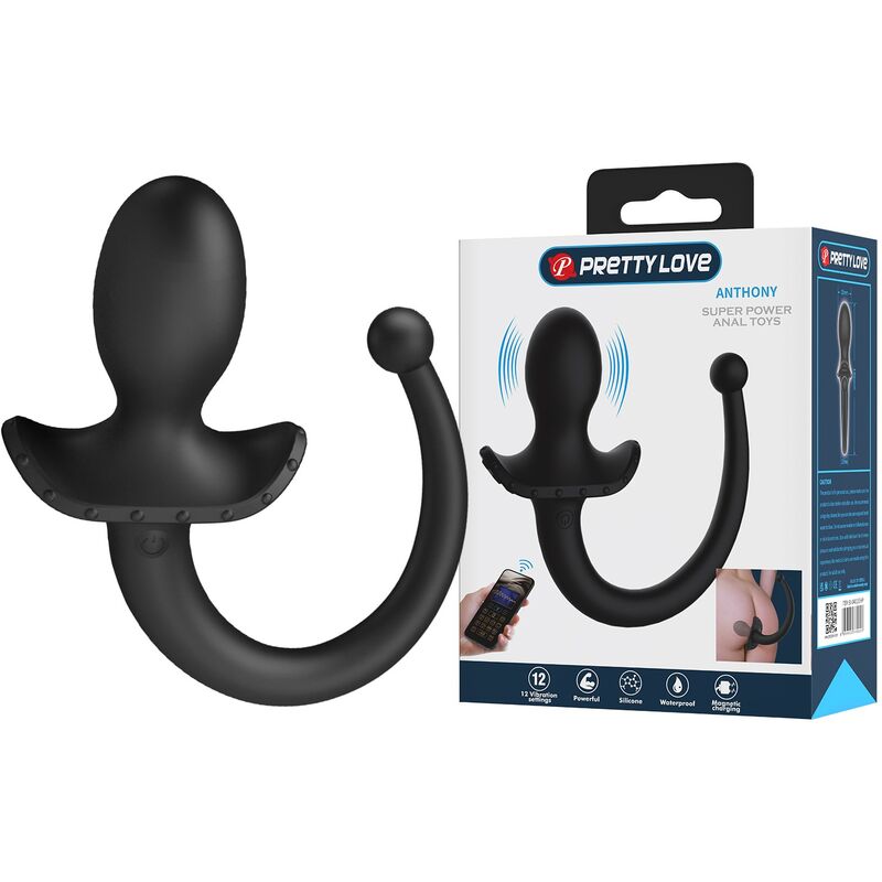 PRETTY LOVE - ANTHONY VIBRADOR ANAL Y PERINEAL APP CONTROL NEGRO 15 PRETTY LOVE - ANTHONY VIBRADOR ANAL Y PERINEAL APP CONTROL NEGRO - Imagen 15